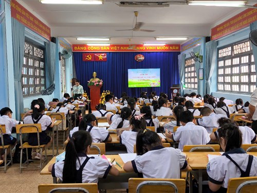 Ngày 22/02/2025, Trường Tiểu học Nguyễn Du tổ chức Hội thi  Em Viết Đúng, Viết Đẹp  cấp trường.